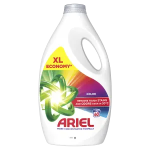Ariel Tekutý prací prostriedok, 60 praní, Na farebnú bielizeň