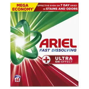 Ariel + Ultra Oxi Effect Prášok na pranie 3.74kg, 68 praní