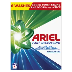 Ariel Alpine Fresh Prášok na pranie 330g, 6 praní