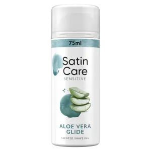Dámsky gél na holenie Gillette Satin Care, Aloe Vera Glide, 75 ml