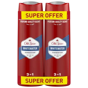 Old Spice WhiteWater sprchový gél a šampón 3v1 2x400ml