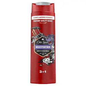 Old Spice Night Panther 3 V 1 Sprchový Gél A Šampón Pre Mužov 400ml