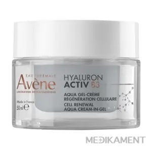 AVENE HYALURON ACTIV B3 Aqua gel krém pre obnovu buniek 50 ml