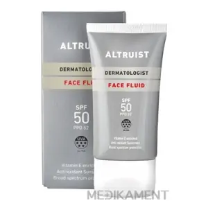 ALTRUIST Opaľovací krém na tvár SPF 50 fluid s vitaminom E 50 ml