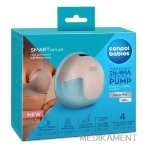 Canpol Babies Odsávačka mlieka SmartSense elektrická do podprsenky 1 ks