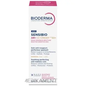 BIODERMA Sensibio AR+ CC krém SPF 50 na reaktívnu a citlivú pleť 40 ml