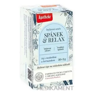 APOTHEKE FARMA SPÁNOK A RELAX bylinná zmes vrecúška 20 x 2 g