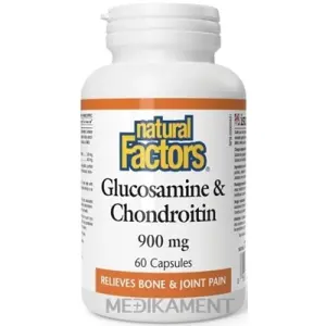 Natural Factors Glukozamín+Chondroitín 900 mg kapsuly 60 ks