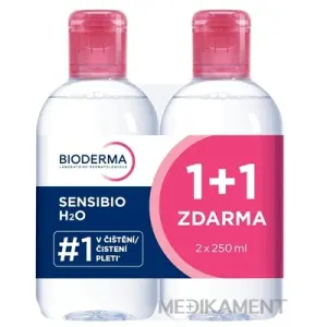 BIODERMA Sensibio H2O FESTIVAL micelárna pleťová voda na citlivú pleť 2 x 250 ml