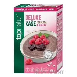topnatur DELUXE KAŠA Čokoláda & Maliny instantná ryžová kaša krabica 360 g