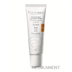 AVENE COUVRANCE FDT CORRECTEUR FLUIDE BEIGE tekutý krycí mejkap SPF20 béžový odtieň 30 ml