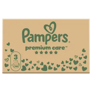 Pampers Premium Care S 3, 180 ks, 6kg-10kg