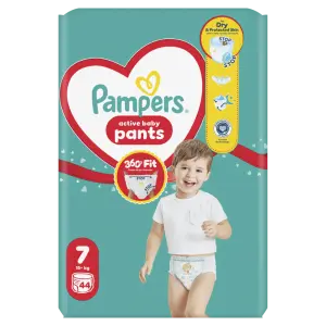Pampers Active Baby S 7, 44 ks, 15kg+