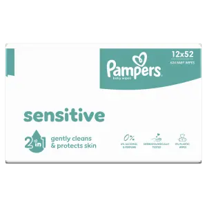 Pampers  Fresh Clean Sensitive  624ks
