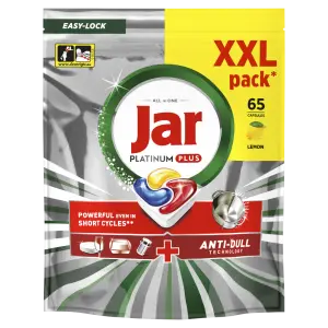 Jar Platinum Plus Lemon tablety do umývačky 65ks