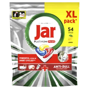 Jar Platinum Plus All in One Lemon tablety do umývačky 54ks