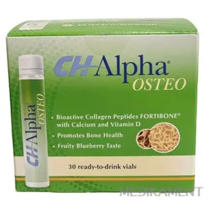 CH-Alpha OSTEO ampulky na pitie príchuť čučoriedka 1x30 ks