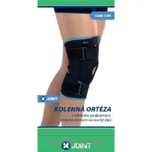 X-JOINT 504 Ortéza kolenná s kĺbovým podporným mechanizmom suchý zips rôzne veľkosti 1 ks