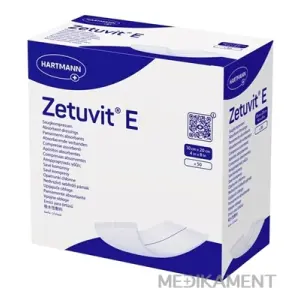 Zetuvit E nesterilný nasiakavý kompres 10 x 20 cm 50 ks