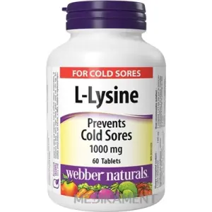 Webber Naturals L-Lysine 1000 mg tablety 60 ks