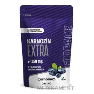 CarnoMed Karnozín EXTRA 250 mg ECOPACK kapsuly 180 ks