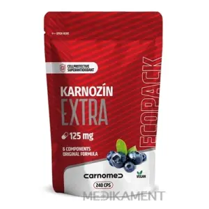 CarnoMed Karnozín EXTRA 125 mg ECOPACK kapsuly 240 ks