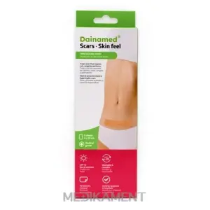 Dainamed Scars Skin Feel tenká silikónová náplasť na jazvy 4 x 30 cm 5 ks