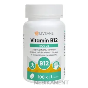 LIVSANE Vitamín B12 1000 µg tablety 100 ks