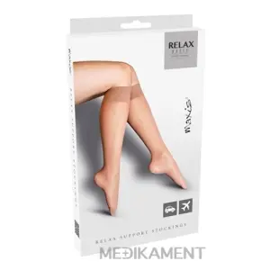 MAXIS RELAX BASIC LÝTKOVÉ PANČUCHY veľkosť S svetlé 1 pár