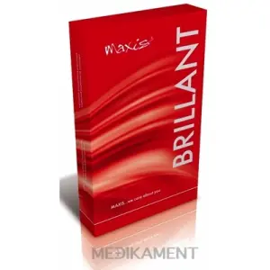 MAXIS BRILLANT STEHENNÉ PANČUCHY NEKĹZAVÉ veľkosť 8 normálne bez špice bronz 1 pár