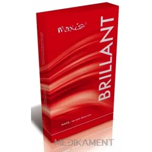 MAXIS BRILLANT STEHENNÉ PANČUCHY NEKĹZAVÉ veľkosť 8 normálne bez špice čierne 1 pár