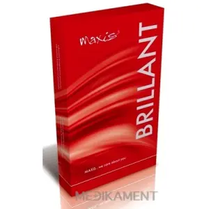 MAXIS BRILLANT STEHENNÉ PANČUCHY NEKĹZAVÉ veľkosť 2 normálne so špicou čierne 1 pár