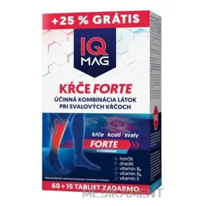 IQ MAG KŔČE FORTE tablety 60+15 zadarmo (75 ks)