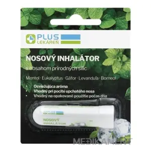 PLUS LEKÁREŇ NOSOVÝ INHALÁTOR tyčinka s obsahom prírodných silíc 1 ml