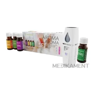 BIOMEDICA ARÓMA SET esenciálne oleje 4 x 10 ml + darček nano hmlový rozprašovač 1 set