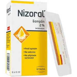 Nizoral 2% šampón 6 x 6 ml