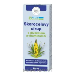 PLUS LEKÁREŇ Skorocelový sirup s divozelom a vitamínom C 200 ml