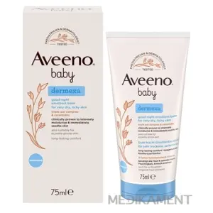 Aveeno Baby DERMEXA Good night emollient balm emolienčný balzam na dobrú noc 75 ml