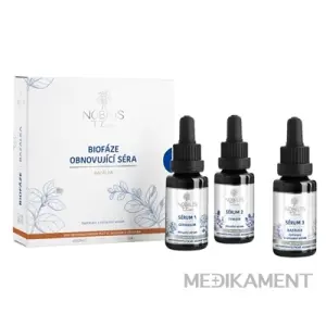 NOBILIS Tilia Biofáza Obnovujúce séra BAZALKA geránium tymián bazalka 3 x 20 ml