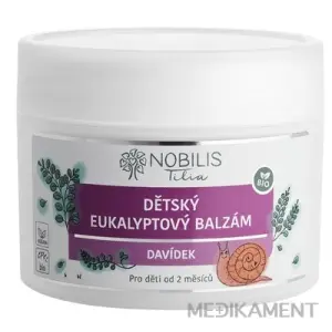 NOBILIS Tilia Detský eukalyptový balzam Davídek pre deti od 2 mesiacov 50 ml
