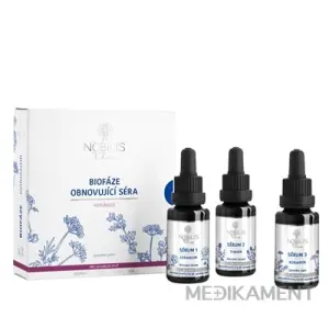 NOBILIS Tilia Biofáza Obnovujúce séra KORIANDER geránium tymián koriander 3 x 20 ml