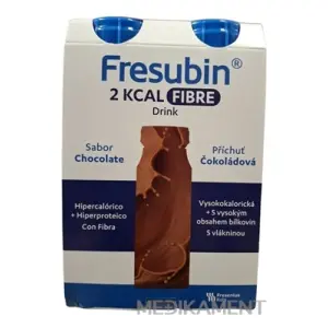 Fresubin 2 kcal fibre DRINK príchuť čokoládová 4 x 200 ml