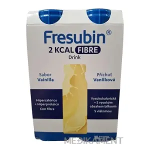 Fresubin 2 kcal fibre DRINK príchuť vanilková 4 x 200 ml