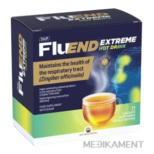 SWP FluEND EXTREME Hot drink prášok na prípravu nápoja vo vreckách 10 ks