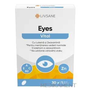 LIVSANE Eyes Vital tablety pre zdravé oči 30 ks