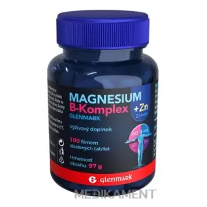 GLENMARK Magnesium B-Komplex + Zinok tablety 100 ks
