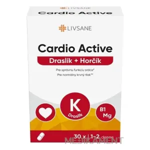 LIVSANE Cardio Active Draslík + Horčík tablety 30 ks