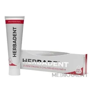 HERBADENT PROFESSIONAL zubná pasta s CHX 0.12% 40 g