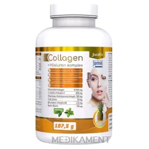 JutaVit Kolagén 10 g + Hyalurón komplex - Ananás prášok 187,5 g