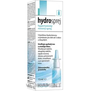 GENERICA Hydrosprej 3 % hypertonický nosový sprej s kyselinou hyalurónovou a tymianom 15ml